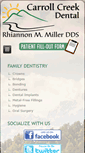 Mobile Screenshot of carrollcreekdental.com